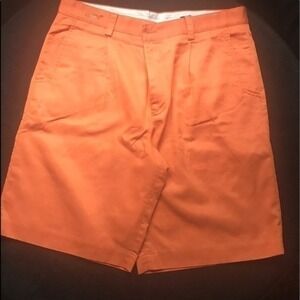 Greg Norman Orange 10” Inseam Shorts Size 34